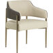 Tova Dillon Cream / Bravo Ash Dining Armchair